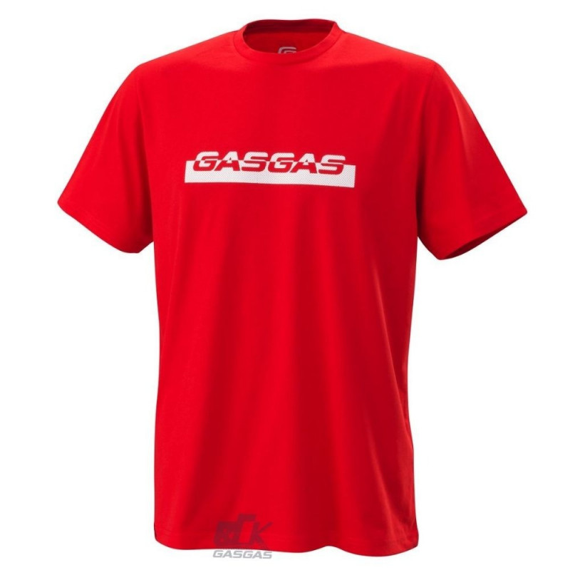 CAMISA CASUAL GASGAS VERMELHA E BRANCO TAMANHO - G