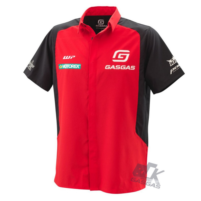 Camisa Gasgas Replica Team Com Botões - Tamanho G