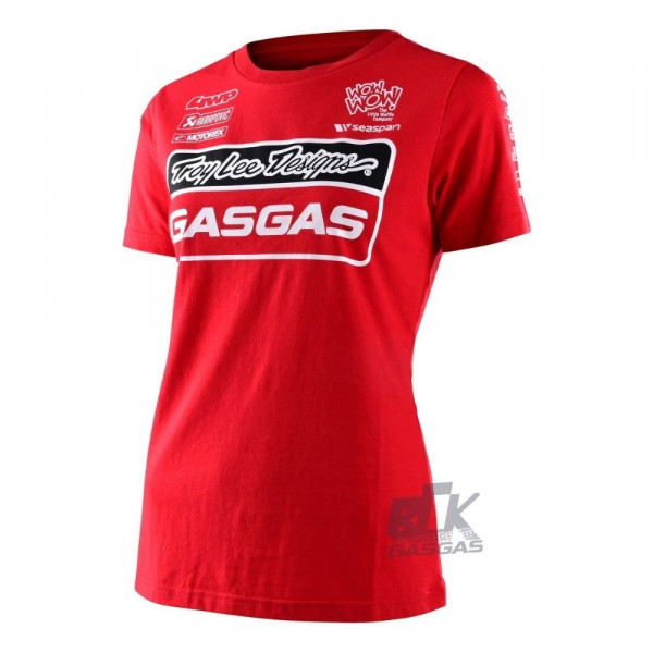 Camiseta Gasgas Troy Lee Casual Feminina Tamanho G