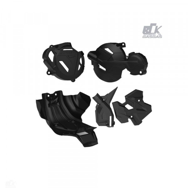 Kit Protetor De Motor   Protetor De Tampas do Motor   Protetor de Quadro Anker - CRF 250F - Preto