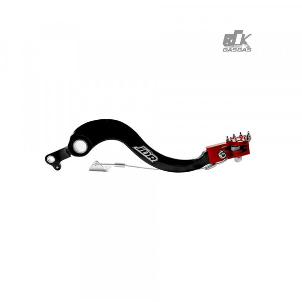 Pedal de Freio Em Aluminio CNC JDR para Honda CRFX250 04/16 Preto/Vermelho JPF18014