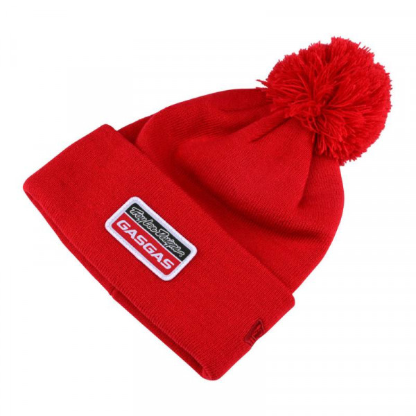 Gorro Com Pompom Oficial Troy Lee Vermelho