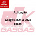 Par De Aletas Do Tanque Gasgas Vermelha 2021 a 2023 -A54008054000FB